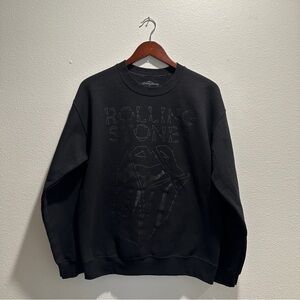 the Rolling Stones Black Men's Sweatshirt